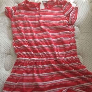 Casual jersey knit romper